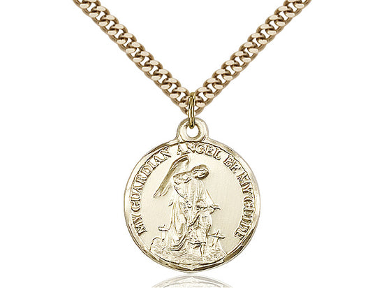 Guardian Angel medal necklace for veterans — personal accompaniment after service